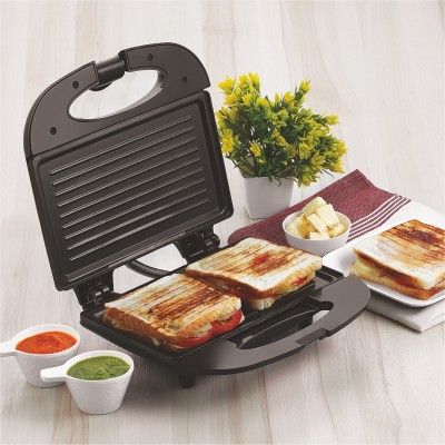Sheffield Classic Sandwich Maker, Electric Griller, nonstick grill plates, 750 W Grill(Black)