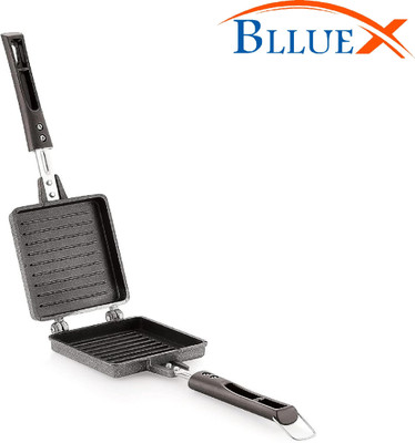BLLUEX Plain Grill Sandwich Toaster Toast(Black)