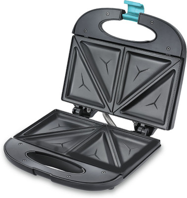Prestige PSMFB (D) Designer Series Non-Stick Sandwich Toasters With fixed Plate Toast(Black, Blue)