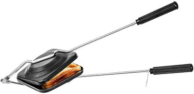 Nagda Sandwich Maker Gas Toaster Sandwich Gas Toaster Aluminium Non Stick Grill(Black)