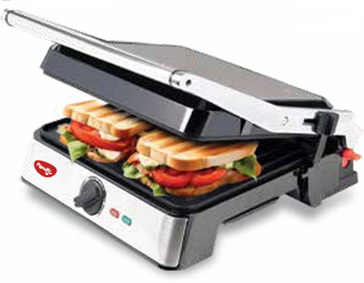 Pigeon Jumbo Panini/Grill Sandwich Maker Grill(Black)