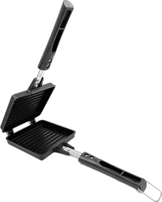 NSVL Non-stick Jumbo Grill Gas Toaster Premium Big Bread Toaster, Sandwich Maker Grill(Black)