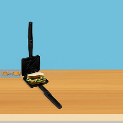 FACTTEES by FACTTEES STOVE TOASTER SANDWICH MAKER Toast(Black)