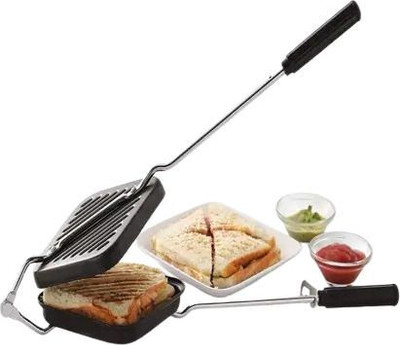 SWADHY Easy Clean Non-Stick Toaster Toast(Black)
