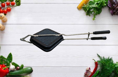 voltmeal NON STICK PIZZA PAN Toast, Pizza Pan(Black)