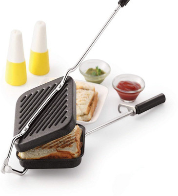 Konquer TimeS Sandwich Toaster and Griller Toast(Black)