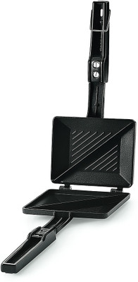 Flipzy GAS TOASTER - non-stick 2-slice sandwich make Toast, Grill, Open Grill, Waffle(Black)