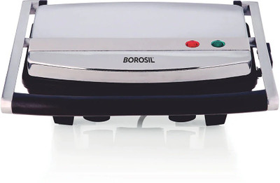 BOROSIL JUMBO GRILL Sandwich Maker Roti Maker(Silver, Black)