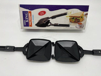 Surya King non stick classic Sandwich maker Toast(Black)