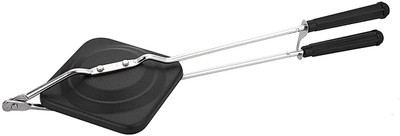 Housify CLASSIC Non-Stick Coated Gas/stove Compatible Hand Sandwich Maker/ Toaster Toast(Black)