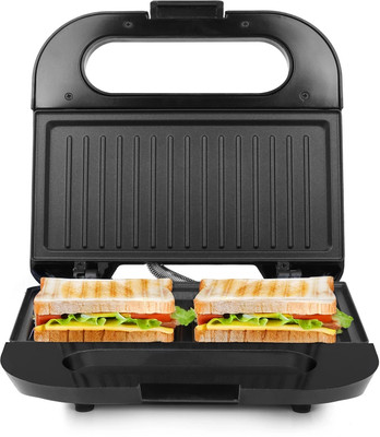 MILTON by Milton Royal Express 800W Griller Sandwich Maker & Toaster Auto Cut Off Non-Stick Plate Grill(Black)