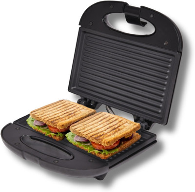 Aulten 750 Watt Non-Stick Grill Sandwich Maker Grill(Black)
