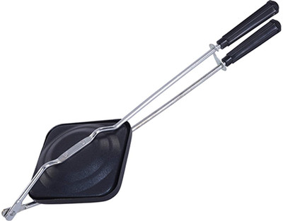 KEYA ENTERPRISE AluminiumNon-Stick Coated Gas Stove Compatible Hand Toaster Sandwich Maker Toast, Grill(Black)