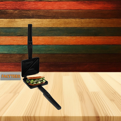 FACTTEES by FACTTEES STOVE TOASTER Toast(Black)