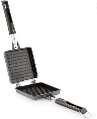 BLLUEX Gas Toaster Big Size,Jumbo Sandwich Maker, Non Stick Veg Sandwich Maker Grill(Black)