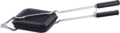 NARV Gas Toaster for Grilled Sandwich Non Stick Bread Maker for Kitchen Use Grill(Black)