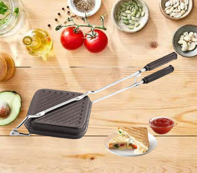 voltmeal SANDWICH MAKER NON STICK GAS TOASTER Toast, Pizza Pan(Black)