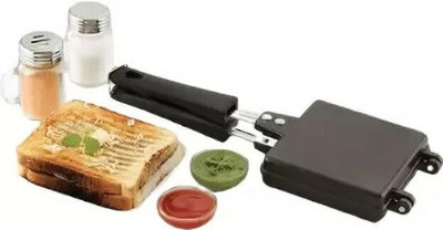 BLLUEX Non-Stick Hand Toaster,Gas Toaster Toast Open Grill Toast(Black)