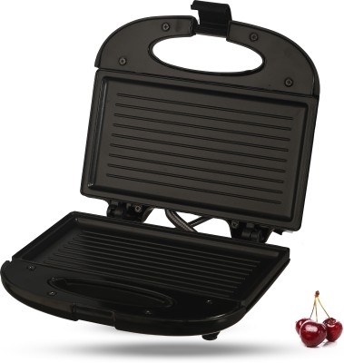 Urban Chef 750-Watt Grill Toaster with Non-Stick Coated Plate & Hinged Lock, 2-Yr Warranty Grill(Black)