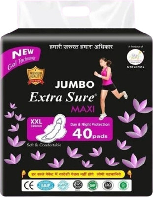 extrasure Maxi Extra Sure Pad Sanitary Pad(Pack of 40)
