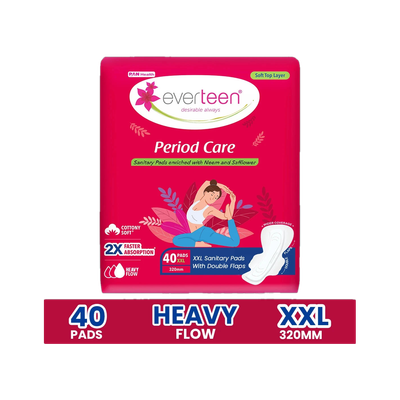 everteen Period Care XXL Soft with Neem-Safflower - 1 Pack (40 Pa...more