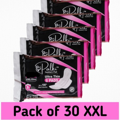 Palki Ultra Thin 320mm Sanitary Pads Pack Of 30 Sanitary Pad(Pack of 30)