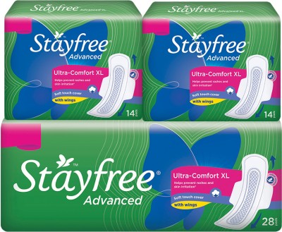 STAYFREE AdvanceUltra-comfort Sanitary Pad(Pack of 56) Sanitary Pad(Pack of 56)