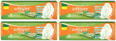 Whisper choice Aloe Vera Regular 230 mm - 6x4 Pcs Sanitary Pad(Pack of 4)