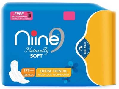 nine Dry Comfort Ultra Thin 275mm XL - 6 Pads Sanitary Pad