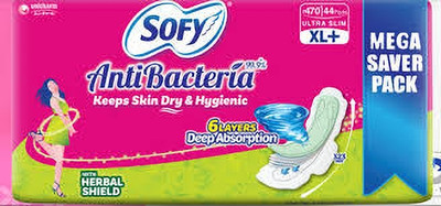 SOFY Antibacteria Extra Large Pads with Wings - XL 48 Sanitary Pad