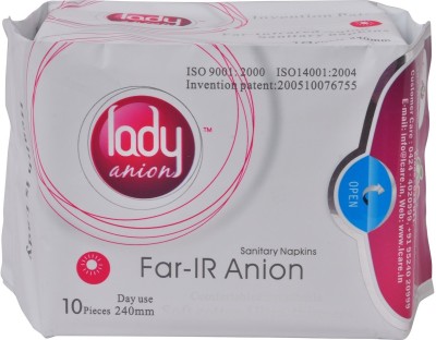 lady anion Day use - Set of 2 Sanitary Pad(Pack of 2)