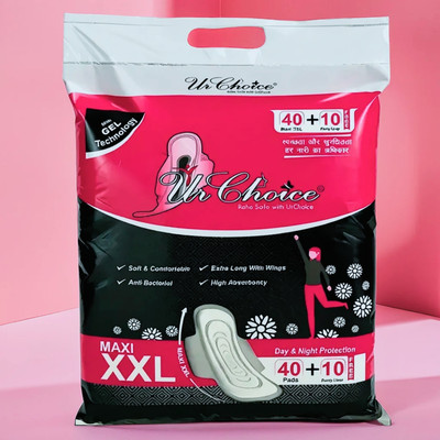 Ur Choice XXL sanitary pads 320 MM Jumbo pack of 50 Pads Sanitary Pad(Pack of 50)