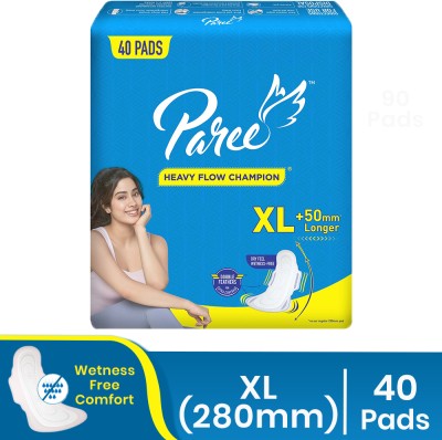 Paree Dry Feel XL with Leakage Protection & Quick Absorbption Sanitary Pad(Pack of 40)