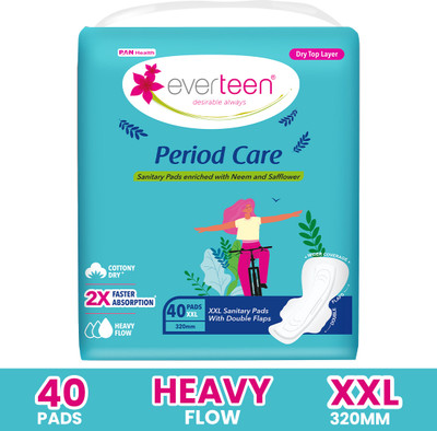 everteen Period Care XXL Dry with Neem and Safflower Sanitary Pad