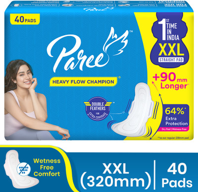 Paree Dry Feel XXL Sanitary Pad(Pack of 40)