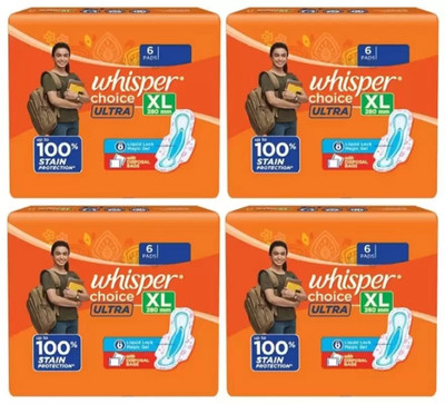 Whisper choice ULTRA XL 6+6+6+6 Sanitary Pad