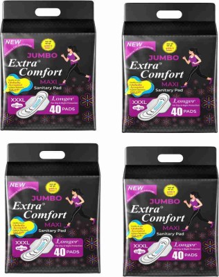 jumbo extra comfort SANITARY PAD Sanitary Pad(Pack of 4)