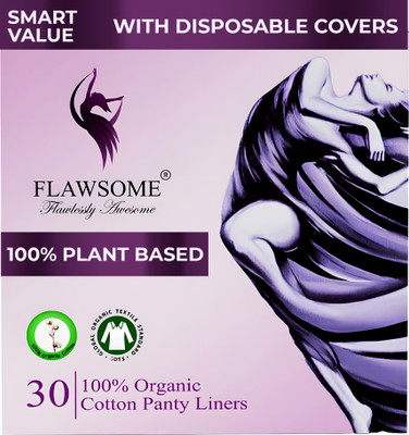 FLAWSOME Panty Liner, Organic Cotton, Unscented, Rash-Free, Pantyliner(Pack of 30) deal from flipkart FLAWSOME Panty Liner, Organic Cotton, Unscented, Rash-Free, Pantyliner(Pack of 30) deal from flipkart