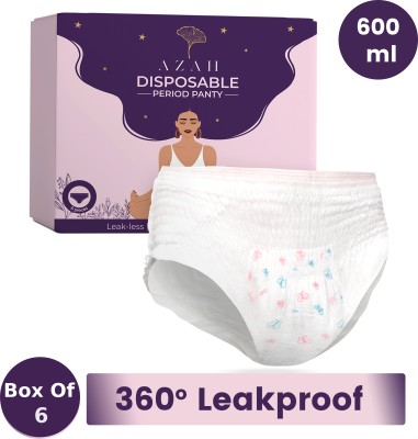 AZAH Disposable Period Panties, Box of 6