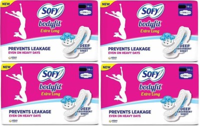 SOFY Bodyfit XL 18=18=18=18 Sanitary Pads Sanitary Pad Sanitary Pad(Pack of 72)