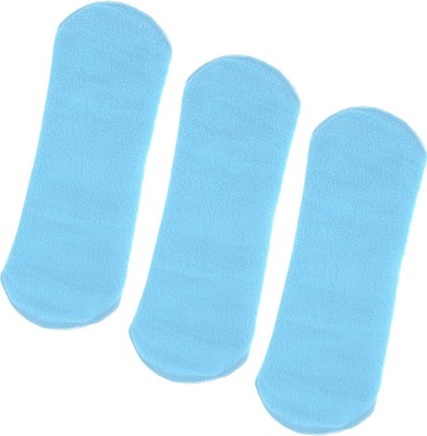 SIZI Blue reusable & washable sanitary cloth pad napkins.(Pack of 3) Sanitary Pad(Pack of 3)