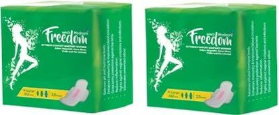 MAHA Freedom Maxi Pads, Regular Flow, 312mm - XL Pack of 2 Sanitary Pad(Pack of 2)