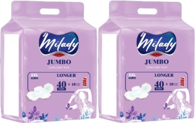 4MILADY XXL Sanitary Pads Extra Larg Period Protection Pads Sanitary Pad(Pack of 40)