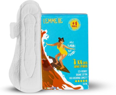 LEMME BE Xxl Heavy Flow Maternity Pads 7 Count (XXL, Pack Of 1) Sanitary Pad