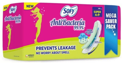SOFY Antibacteria Extra Large XL+ Plus - 44 Pcs Sanitary Pad