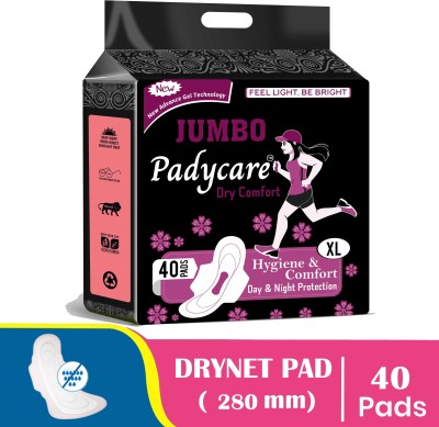 Padycare Maxi Care Dry Comfort XL 40 Pad Sanitary Pad(Pack of 40)