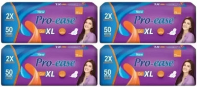 Pro-ease Go XL 15+15+15+15 (Pack of 4) Sanitary Pad(Pack of 4)