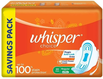 Whisper choice Regular with Wings 230 mm - 20 Pcs Sanitary Pad