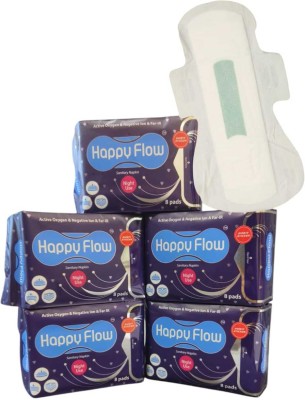 Happy Flow New High-Quality XXL Women Sanitary Pads Sanitary Pad(Pack of 40)