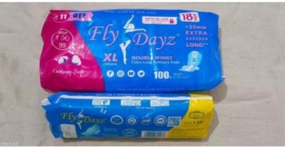 flydayz sanitary pad Sanitary Pad(Pack of 4)